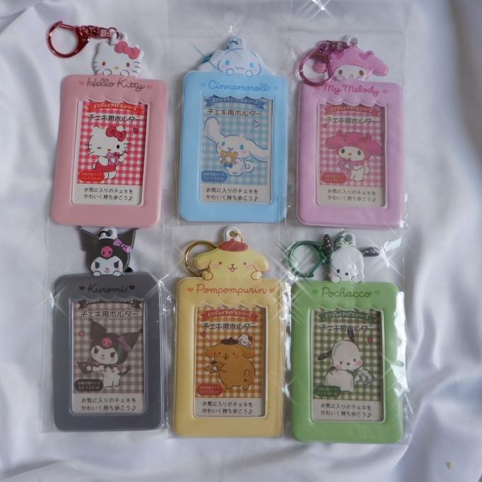 

ID Card Case Sanrio Hello Kitty Cinnamoroll My Melody Kuromi Lucu Unik
