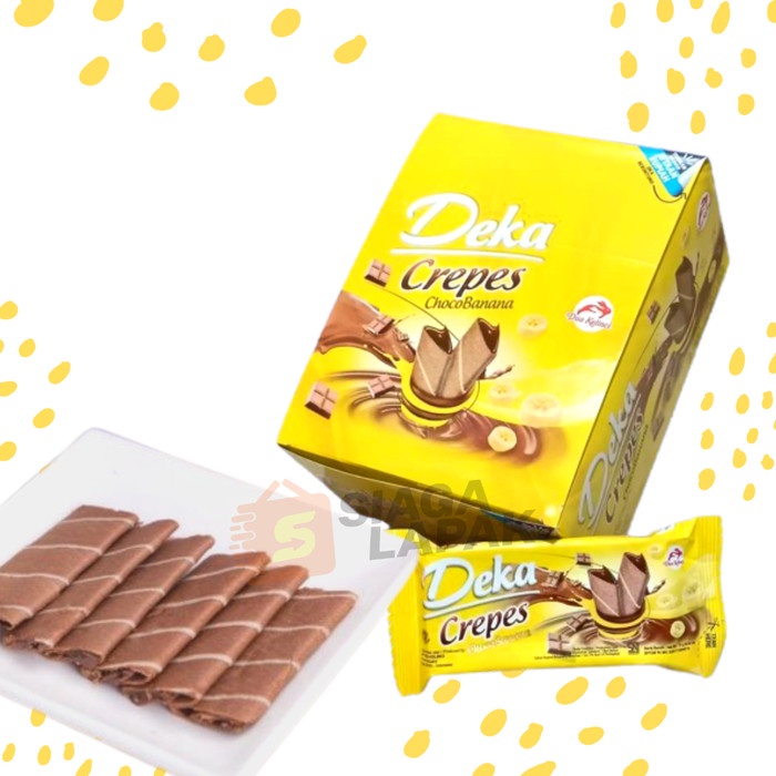 

Biskuit Deka Crepes 14gr Choconut Choco Banana Crackers All Varian - Choco Banana Satuan Terbatas