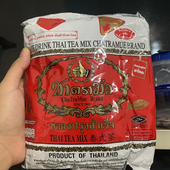 

Terlaku.../ Thai Tea Cha tra mue / thaitea mix cha tramue chatramue 400gr 400 gram