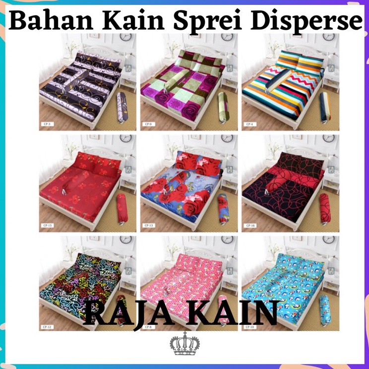 Stok terbaru  BAHAN KAIN SPREI GORDEN POLYMICRO MICRO DISPERSE  METERAN MOTIF TERBARU (LEBAR 240 CM)