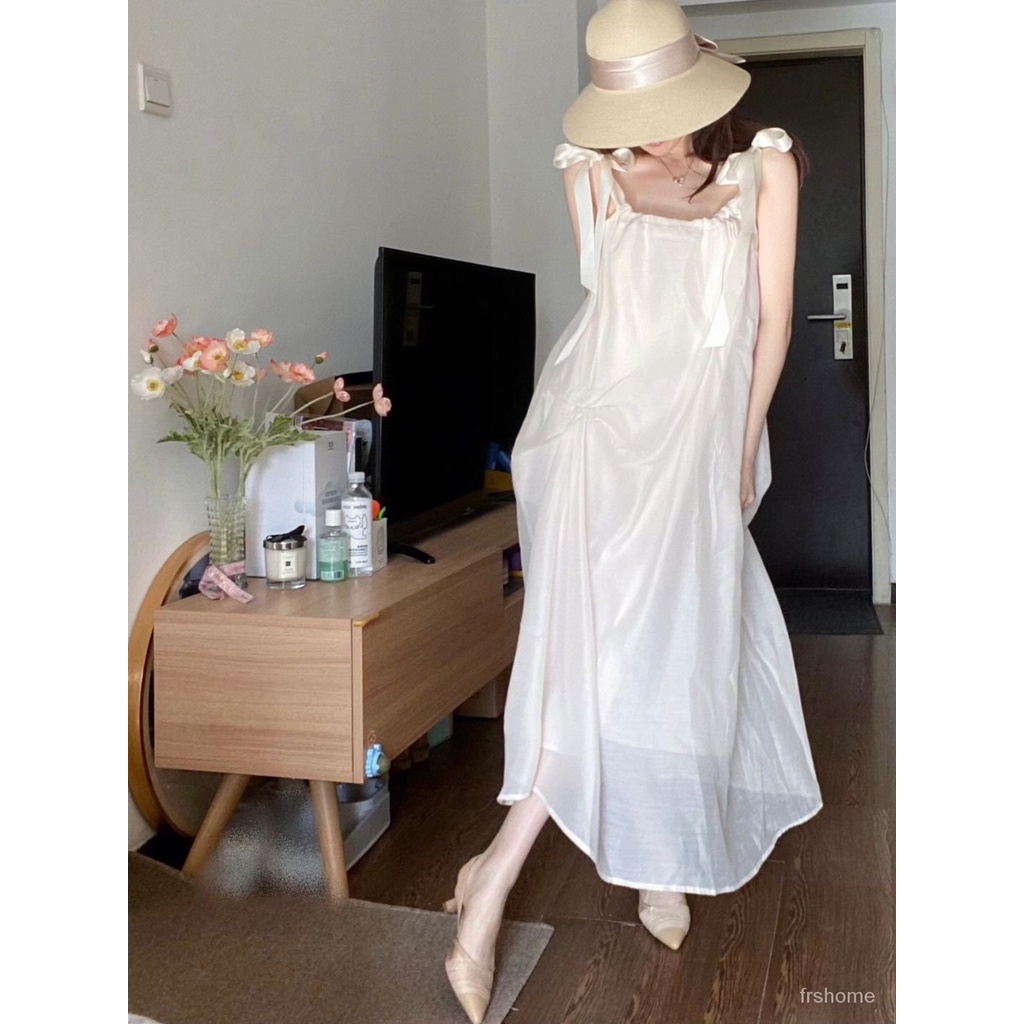 gaun tidur gaya putri / gaun panjang tengah siswa Prancis