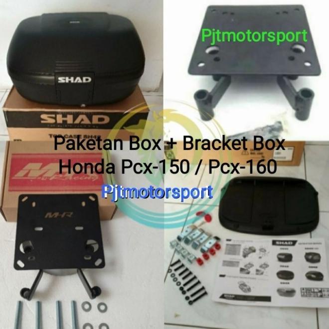 Box Shad Top Box Sh-42 Pcx-160 / Pcx-150 Breket + Box Paketan Shad