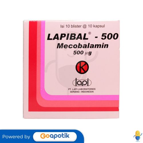 LAPIBAL 500 MCG BOX 100 KAPSUL