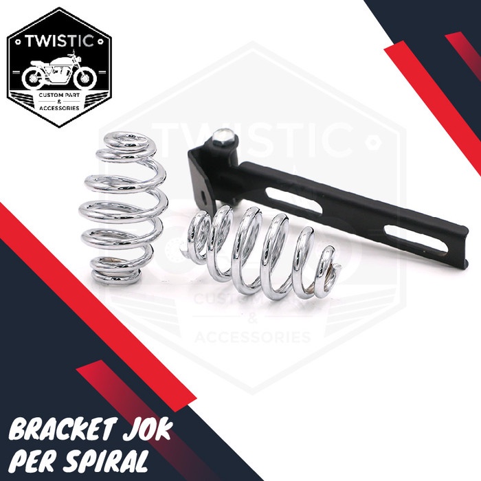 Bracket Per Spiral Springer Jok Single Seat Chopper Bobber Universal