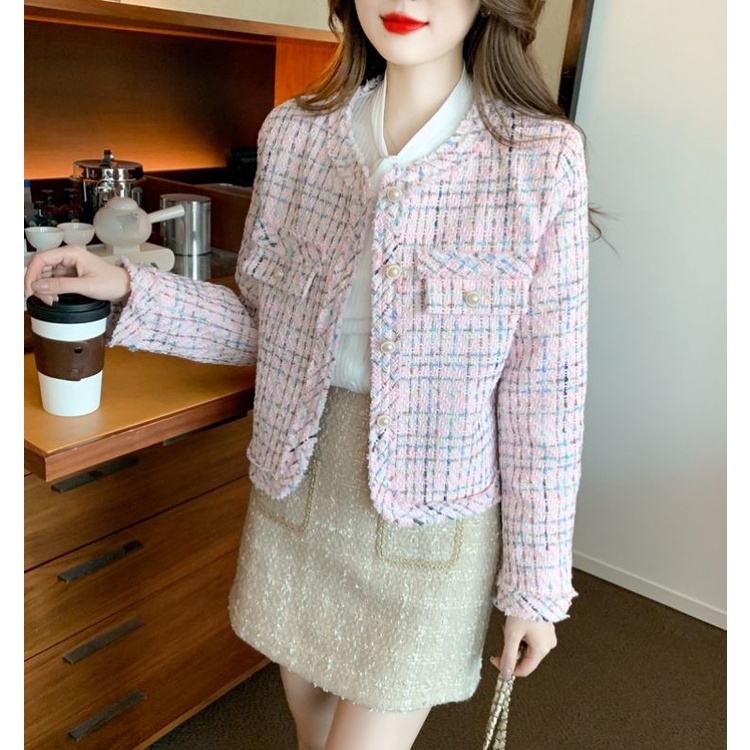 VN MIU TWEED BLAZER / OUTER TWEED KOREAN / WINTER BLAZER AUNTUM