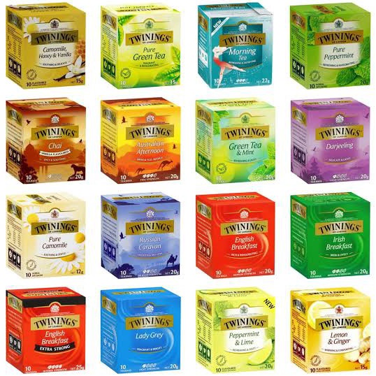 

Sudah READY.. twinings tea / teh twinings greentea / peppermint / camomile TM8