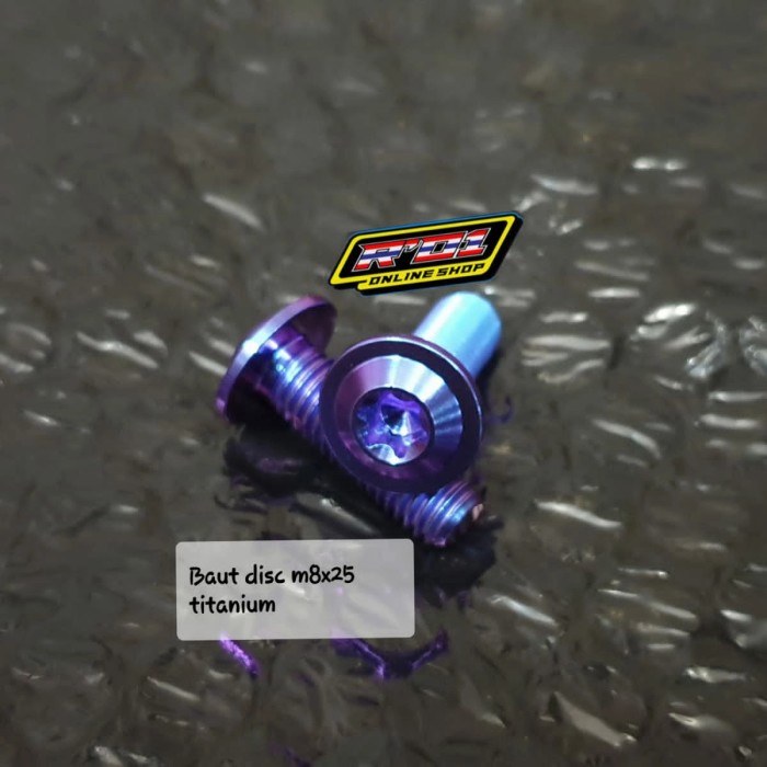 Baut Disc/Piringan Titanium 8X25 Original Titanium