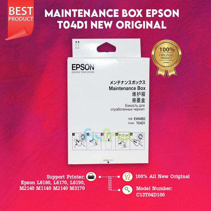 MAINTENANCE BOX EPSON L6160 L6170 L6190 PEMBUANGAN TINTA WASTE INKPAD