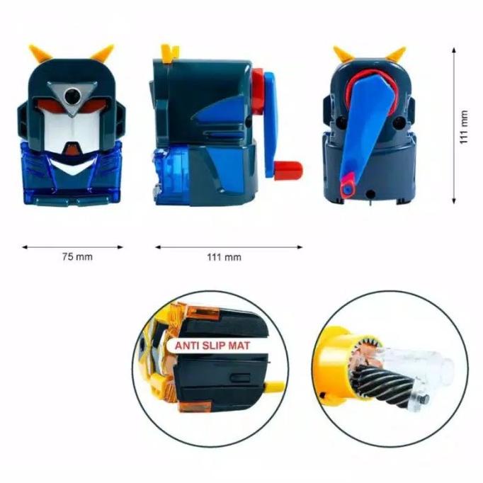 

Rautan Putar/Serutan Pensil/Sharpener Joyko Robot A-63