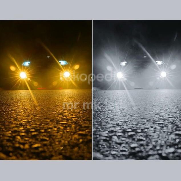 H1 Led Foglamp Headlamp Dual Warna Putih Kuning 30W Cree Chip Usa Zes