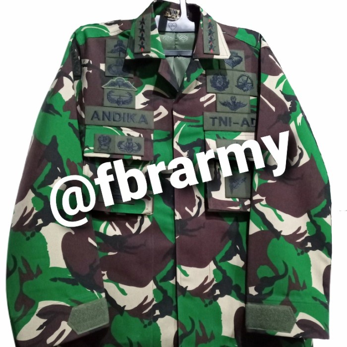 Terlaris Baju Pdl Tni Bahan Velbet Wol Full Puring Dan Pengeras