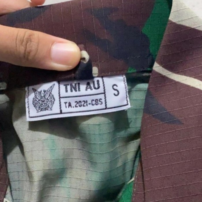 Terlaris Baju Pdl Loreng Jatah Tni Au (Siritex)