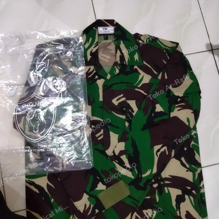 Terlaris Baju Pdl Velbed Wool Platinum/Daun Talas Chevalier Model Resleting