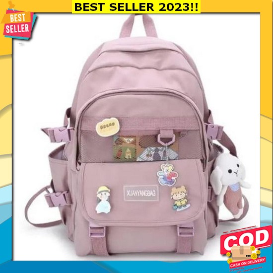 Tas Ransel Body Pack Backpacker Skolah Sekolah Mahasiswa Guru Kuliah Pria Wanita Laki Laki Laki2 Cew