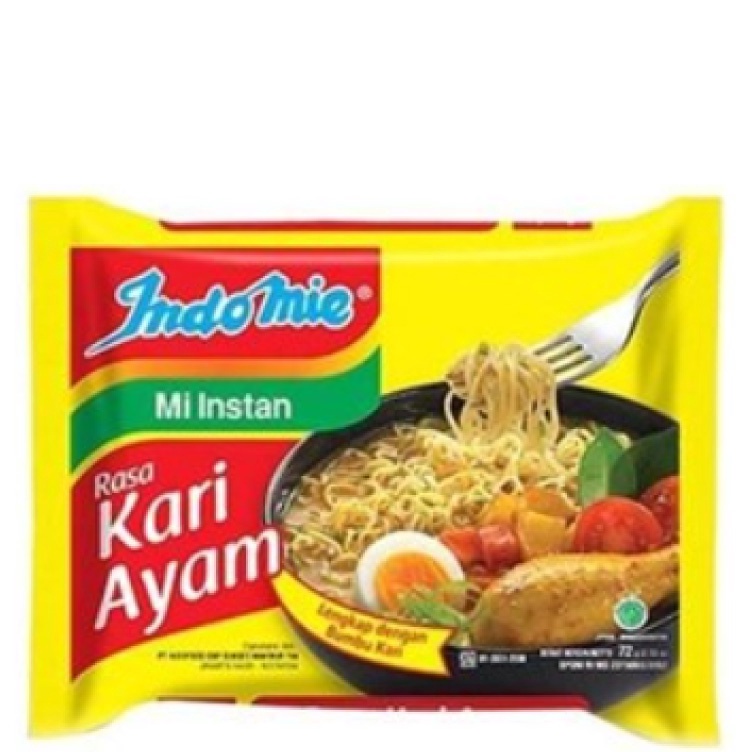 

➟Produk Indomie Mie Instan Kari Ayam 5 x 75 gr T52 ↑