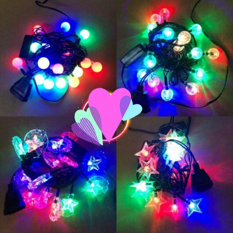 Lampu Tumblr Tumbler Kelap Kelip Karakter Anggur Dan Bulan Bintang Rainbow