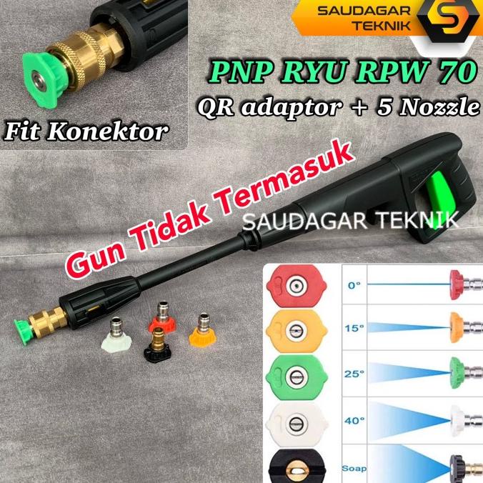 Adaptor Quick Release Gun Ryu Rpw 70 Quick Coupler Ryu Rpw70