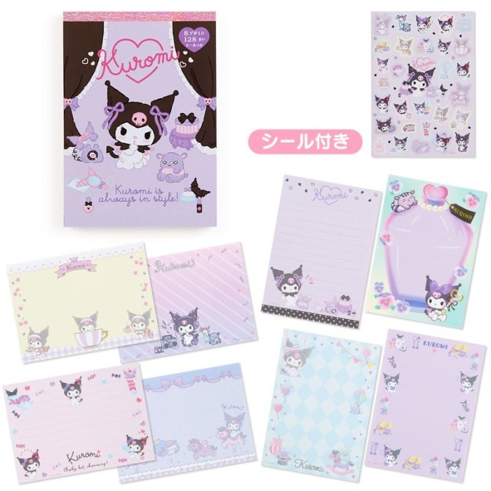 

Terlaris Memopad 8 Design Notes Notepad Catatan Buku Notebook Sanrio Kuromi
