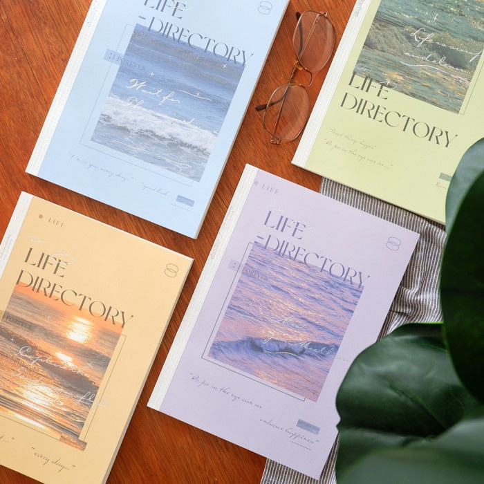 

Terlaris Life Directory Thick Ruled Notebook B5 - Buku Tulis B5 - Buku Catatan