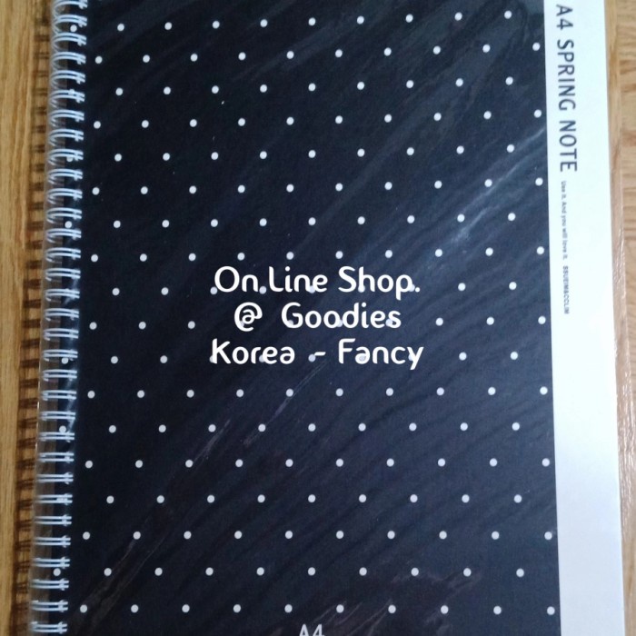 

Terlaris A4 Buku Spiral Notebook Size A4 Ori Korea Ready Stock
