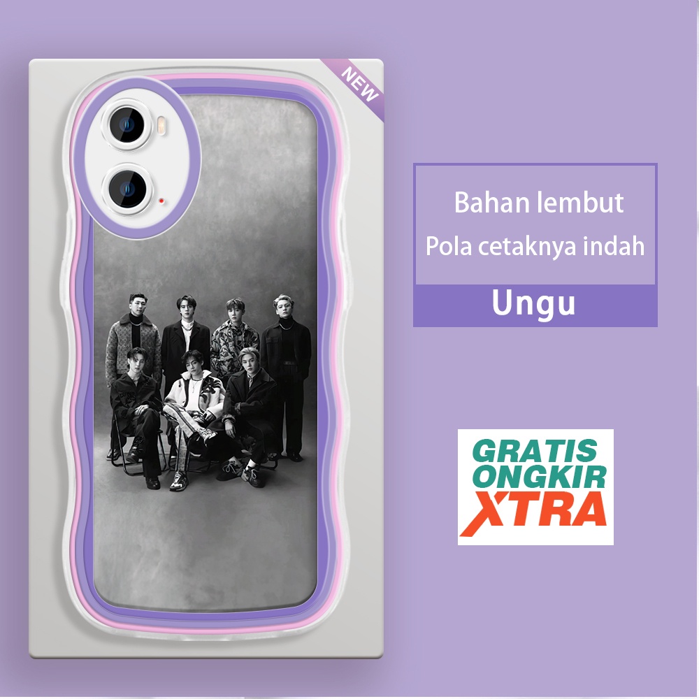 Mulia OPPO A71 A74 A76 A77S A83 A91 A92 A93 2020 A95 A96  Casing Ponsel  Poster BTS Korea-Pop  warna