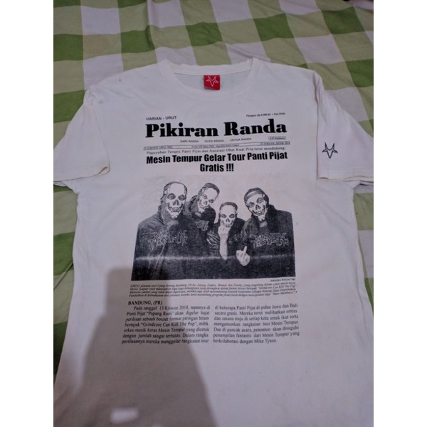 kaos mesin tempur pikiran randa