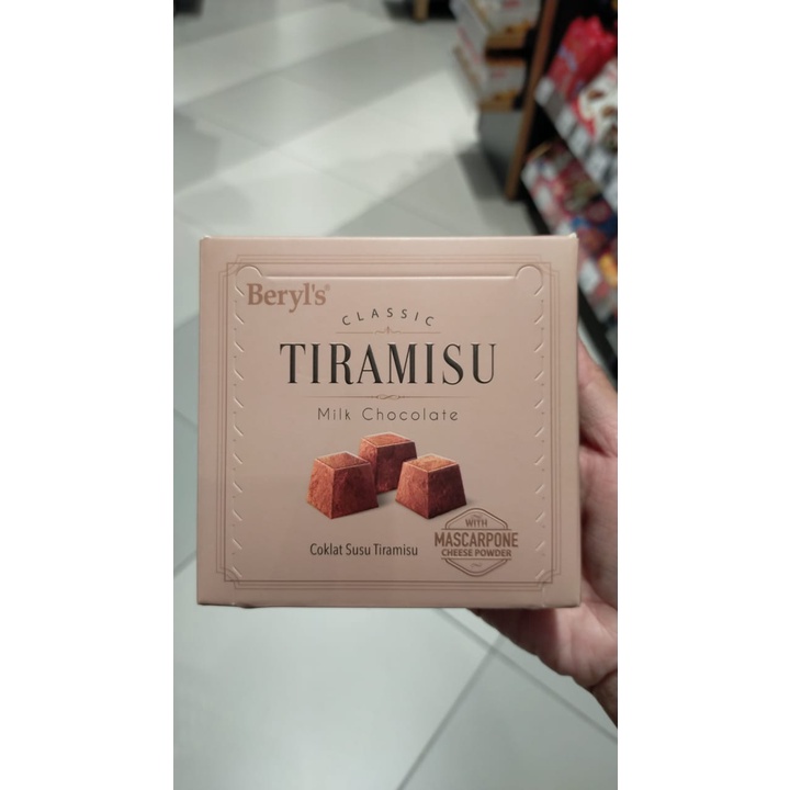 

Cokelat Beryl's Classic Tiramisu [READYSTOCK EXP 12/27] INSTAN SAMEDAY JABODETABEK | Beryl's Tiramisu Milk Chocolate 65g Beryl’s Ori Beryl Berils Beril Beryls Cokelat Coklat Original Malaysia Oleh-Oleh Jastip Malaysia Trusted Ready Stock Readystock