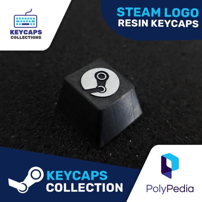 Hemat Steam Logo Resin Keycap / Keycaps