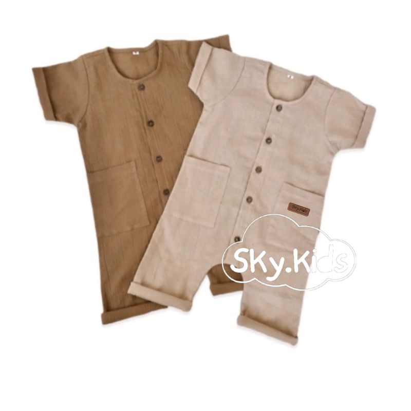 SKY.KIDS - TELA JUMSUIT//jumsuit baby dan anak//Jumsuit baby by sky.kids.