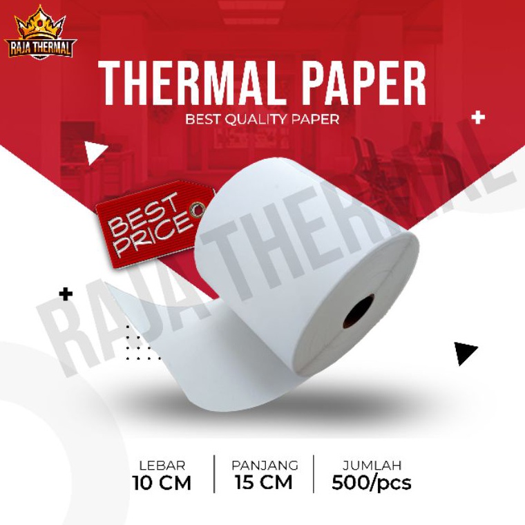 

KERTAS STICKER THERMAL A6 100x150MM STICKER BARCODE PAPER THERMAL xqr