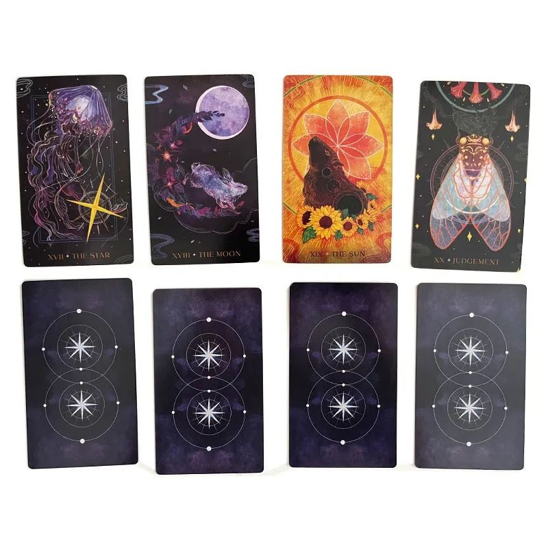 Animal Tarot Oriens 12x7cm include guide paper