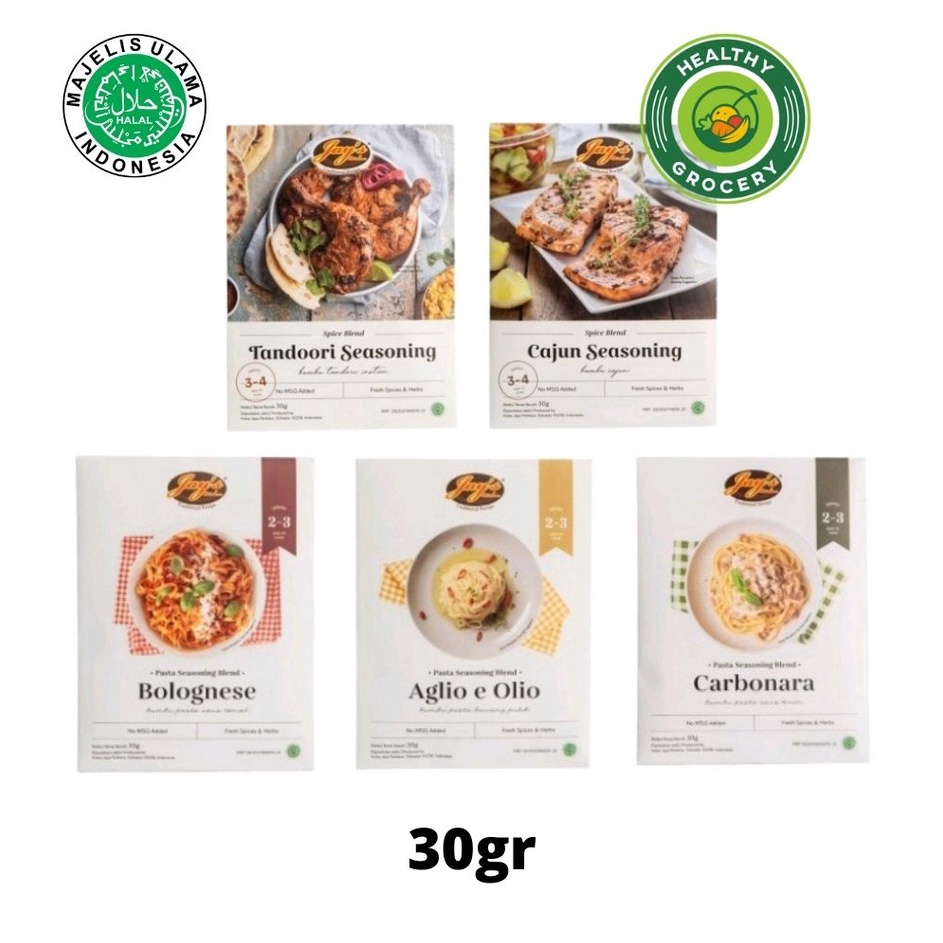 

Ready Stok✬ IIC0L Jay's Seasoning Blend 30gr / aglio olio / carbonara / cajun / bolognese / tondoori / Jays I43 ➽Terkini