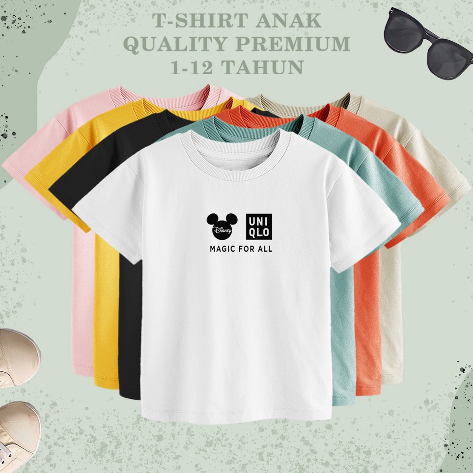 Terbaru 3.3 kaos uniqlo disney tshirts anak uniqlo kaos polos uniqlo kaos distro kaos anak murah cod