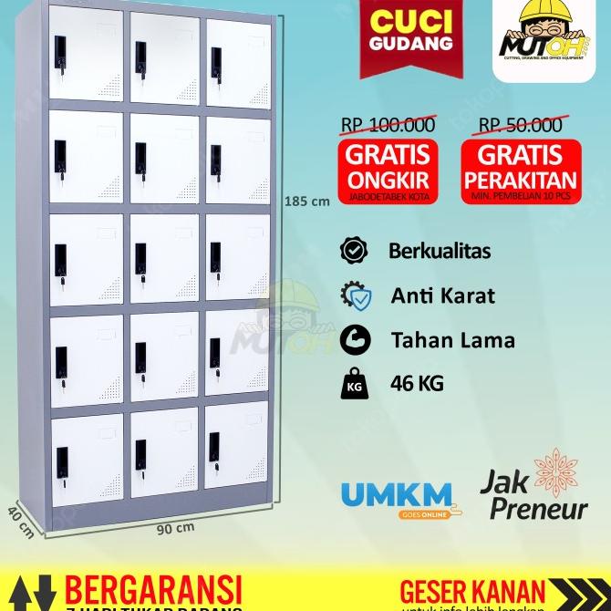

New Loker Besi Locker Besi 15 Pintu Limited Edition