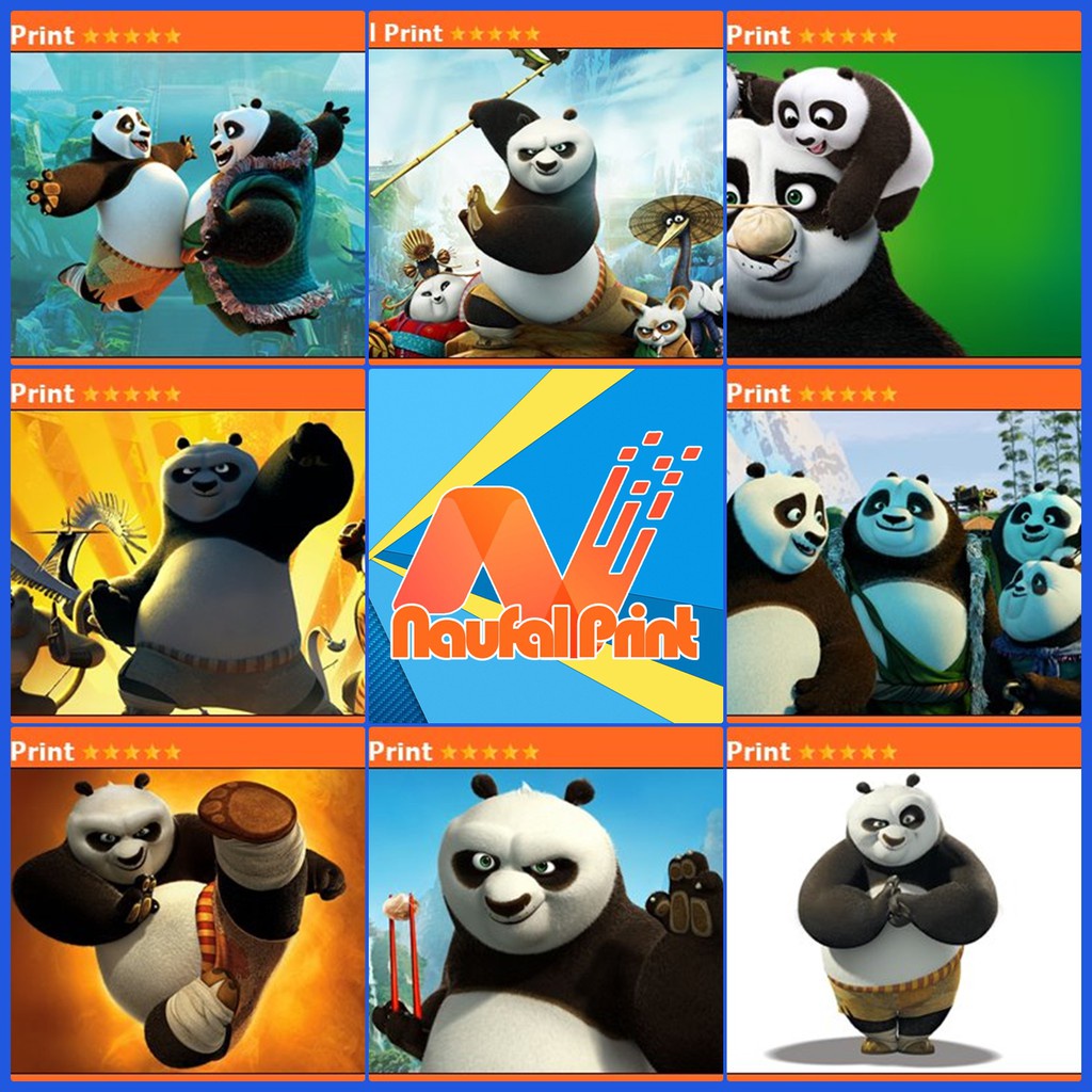 Sticker | Poster A3 & A4 | kungfu panda | wushu | dreamworks | china | oogway | buuwushu | sifu | ho