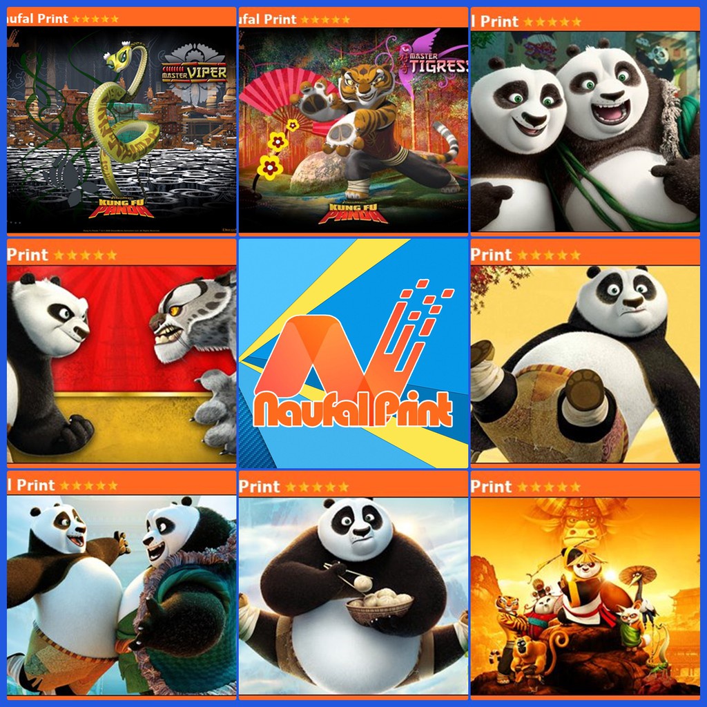 Sticker | Poster A3 & A4 | kungfu panda | wushu | dreamworks | china | oogway | buuwushu | sifu | ho