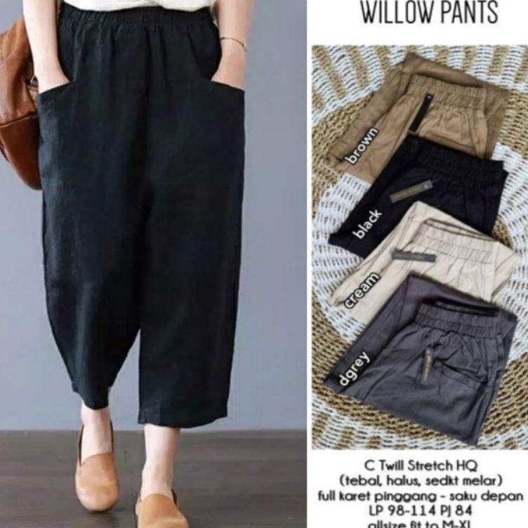 (♥C6369]  Termurah Sasha pants Willow pants Uniqlo pants Celana Korean style celana panjang wanita