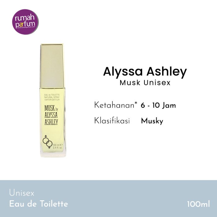 Terlaris Alyssa Ashley Musk Unisex