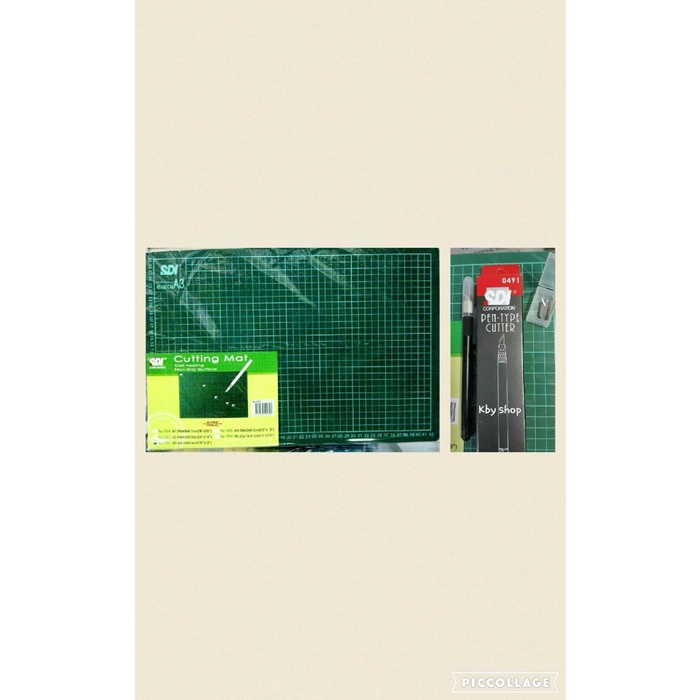 

Terlaris Paket Cutting Mat Sdi A3 + Pen Cutter 0491