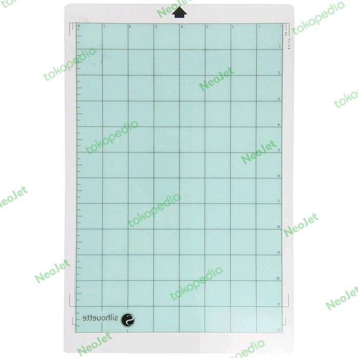 

Terlaris Cutting Mat Portrait Cameo Cuting Mat Alas Cutting 9X12 Inch Ori Asli