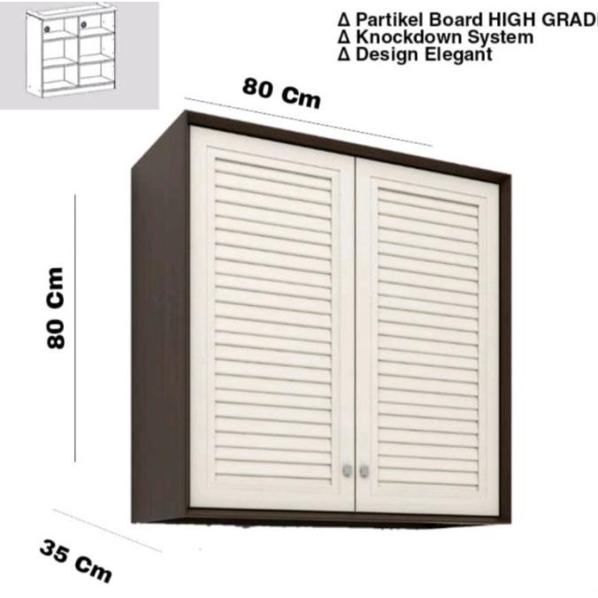 Graver Ksa 2142 Kitchen Set Atas Rak 2 Pintu Dapur Viral Series Tokonana7