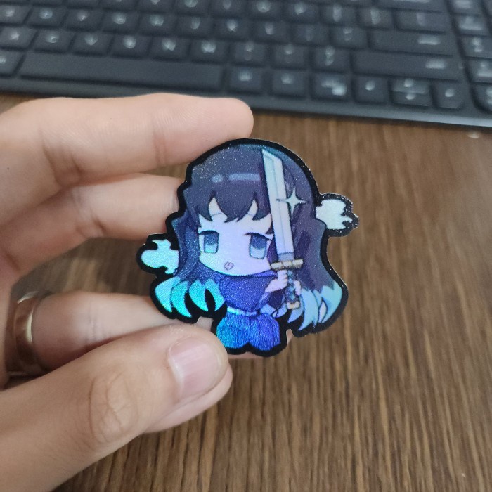 

Sticker Hologram Anime - PSH1804 - Demon Slayer - Muichiro