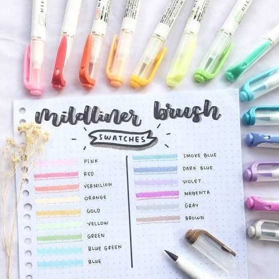 

Best Seller Zebra Mildliner Brush Pen Double Ended Murah