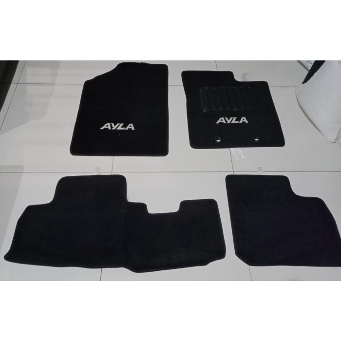 Terlaris Karpet Bludru Mobil Daihatsu Ayla - Full Set Original