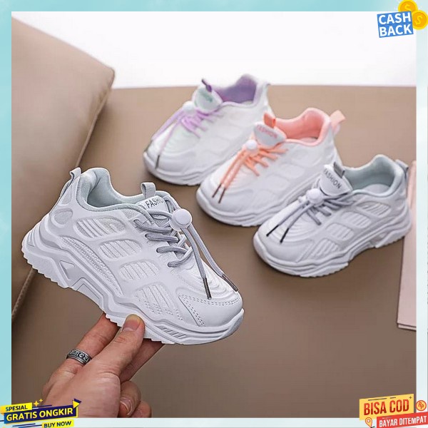 Srs Ank Unisex Murah Spatu Sekolah Bocah Kekinian Sepetu Kets Skolah Cowok Sepatu Anak Sekolah-Sepat