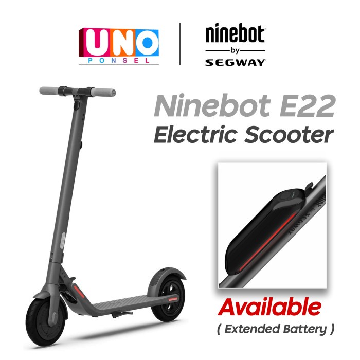 Terlaris Ninebot Kick Scooter By Segway E22 - Kickscooter