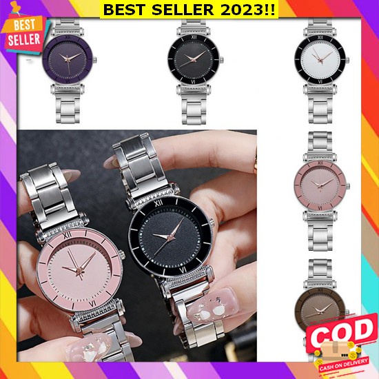 Jam Tangan Wanita Import Kekinian Branded Jsm Tangan Wsnita Terbaru 2023 Cewek Dewasa Mewah Women Wa
