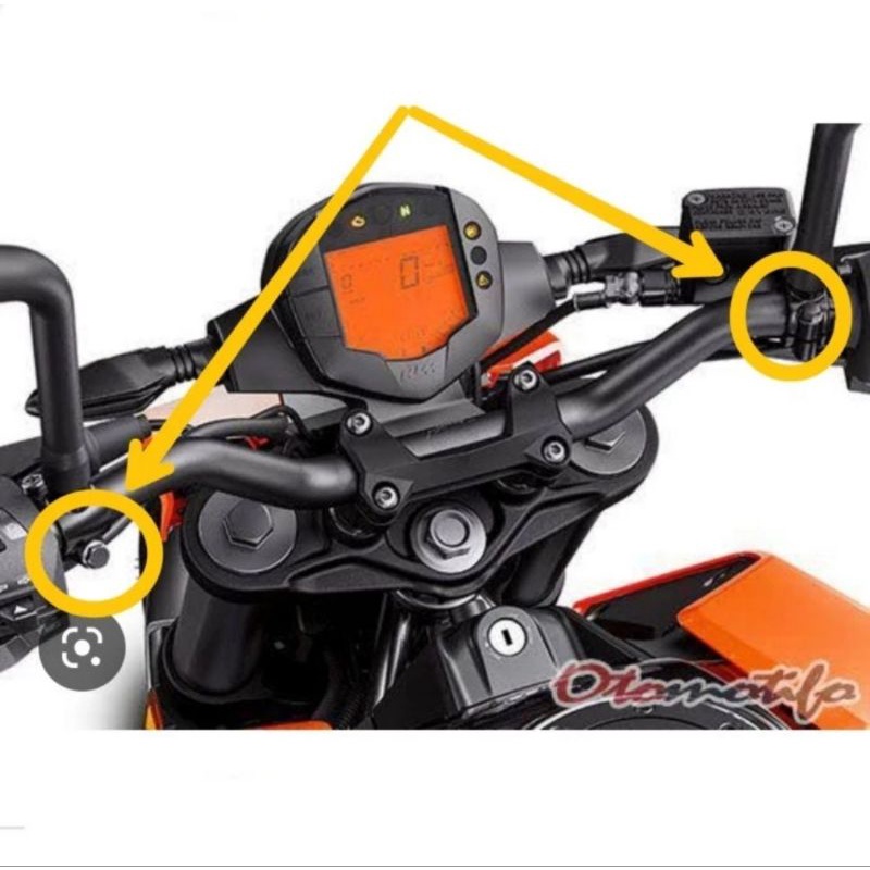 BAUT DUDUKAN RUMAH SPION HANDLE KOPLING DAN HANDEL REM KTM DUKE RC ADV 200 250 390