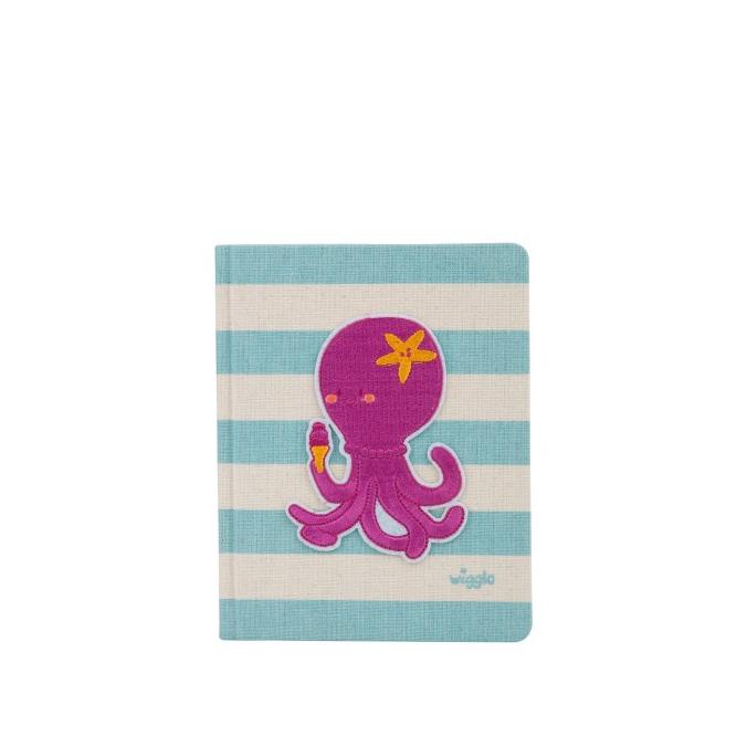 

Wigglo Notebook Canvas Octopus Blue