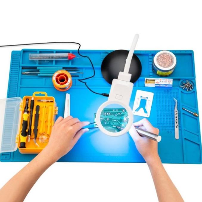 

Te-502 Karpet Anti Panas Alas Service Servis Karet Silicone Repair Mat